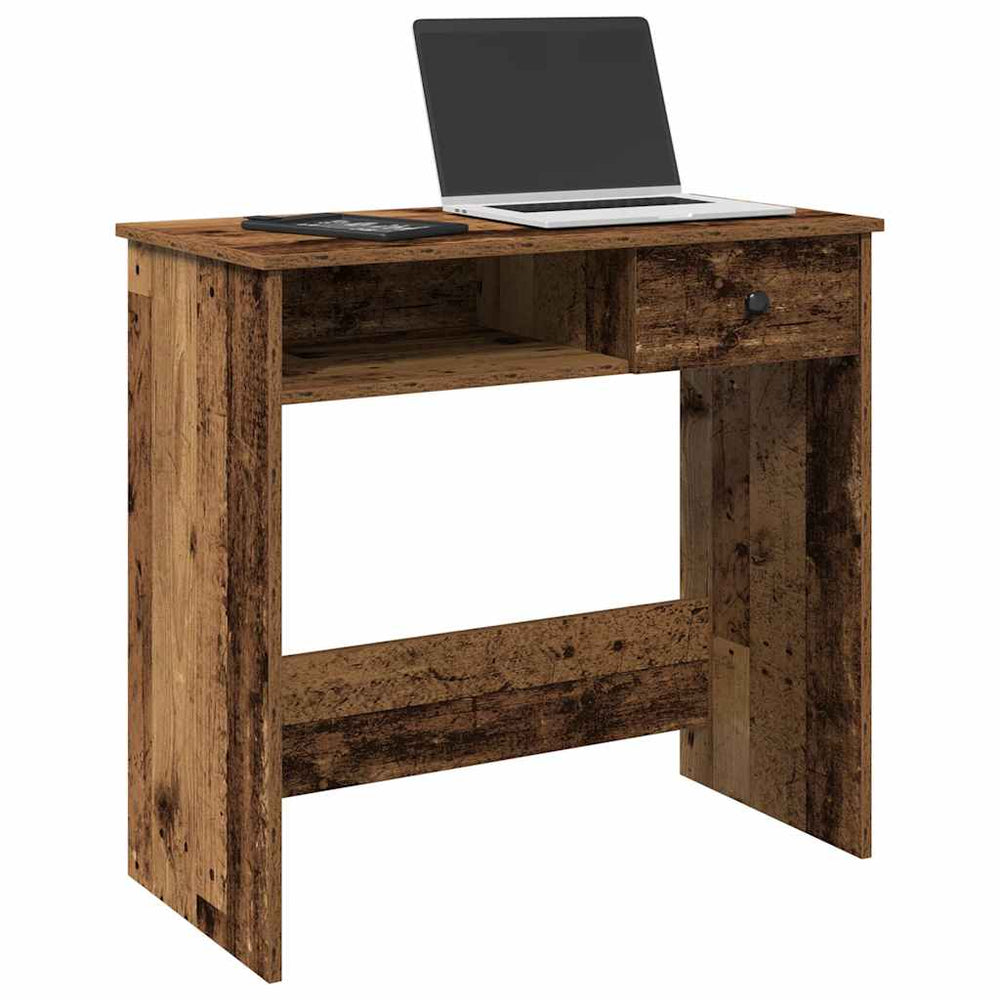 Schreibtisch Altholz-Optik 80x40 cm