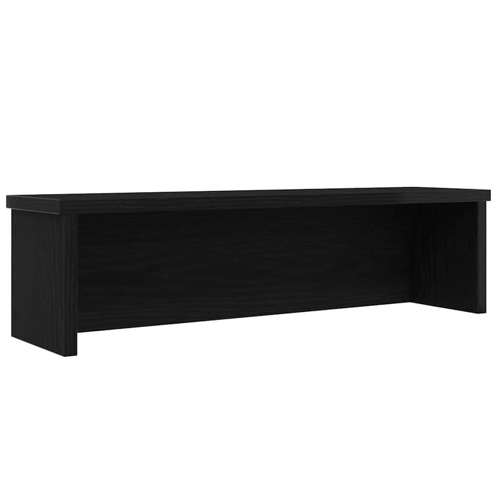 vidaXL Étagère de cuisine empilable noir 50x15x16 cm bois d'ingénierie