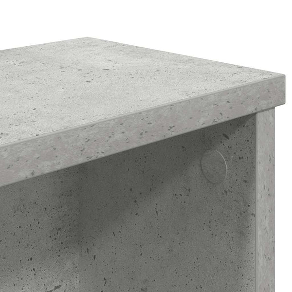 Stapelbares Küchenregal Betongrau 50x15x16 cm