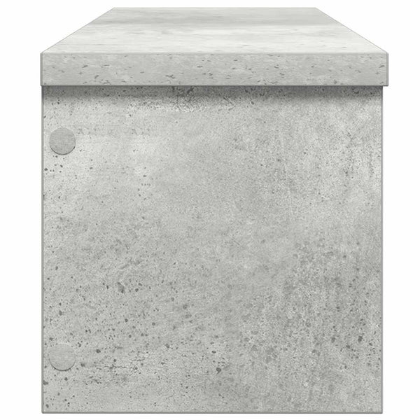 Stapelbare Küchenregale, 2er-Set, Betongrau