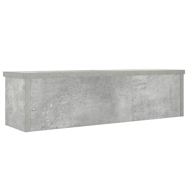 Stapelbare Küchenregale, 2er-Set, Betongrau