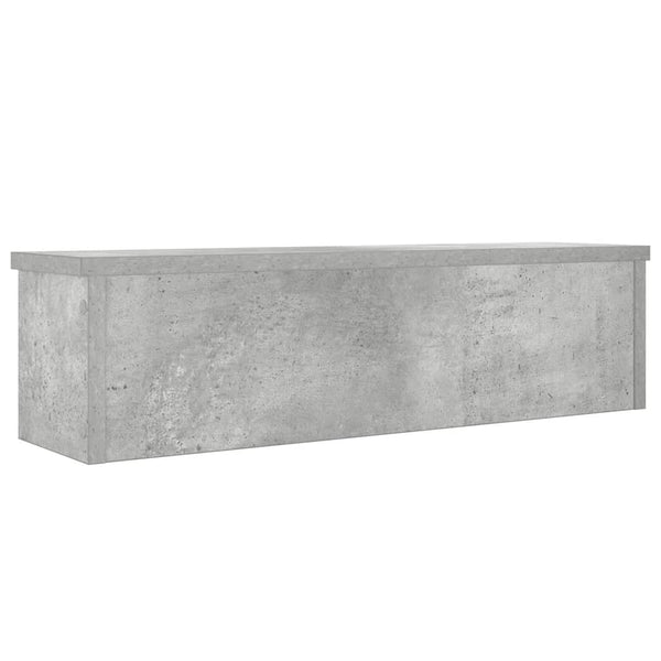 Stapelbare Küchenregale, 2er-Set, Betongrau