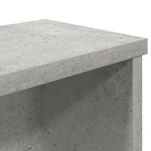 Stapelbare Küchenregale, 2er-Set, Betongrau