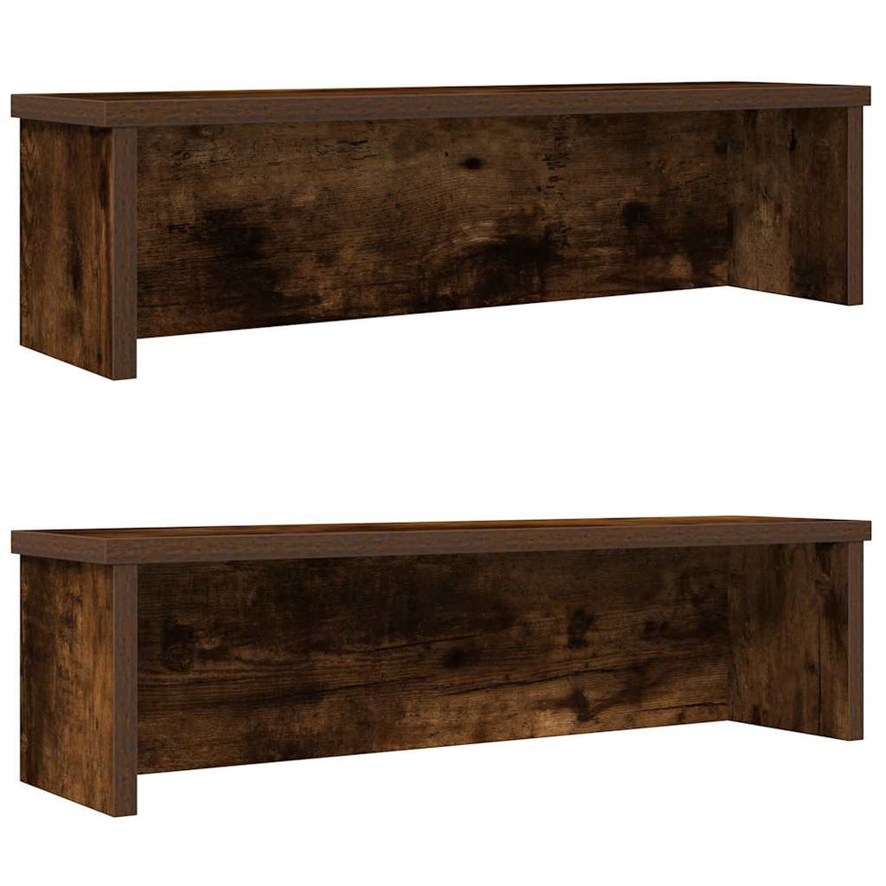 Stapelbare Küchenregale, 2er Set, Räuchereiche
