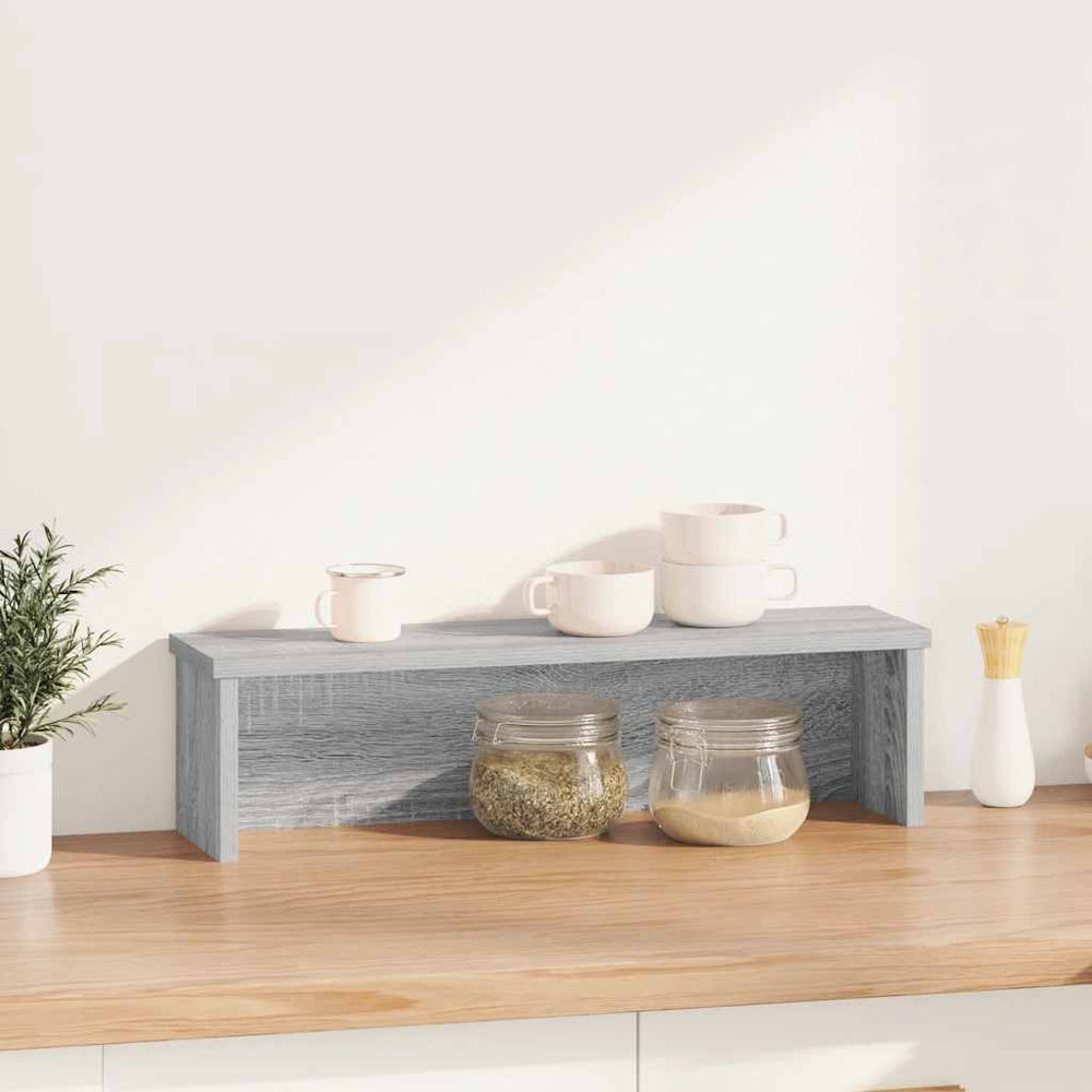 Stapelbares Küchenregal Grau Sonoma 60cm