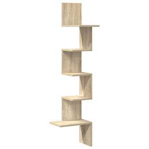 Eckregal Sonoma Eiche 32x32x127,5 cm