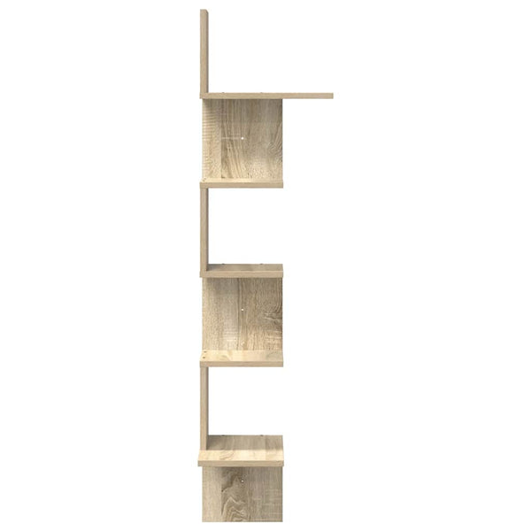 Eckregal Sonoma Eiche 32x32x127,5 cm
