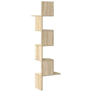 Eckregal Sonoma Eiche 32x32x127,5 cm