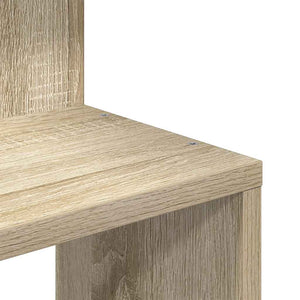 Eckregal Sonoma Eiche 32x32x127,5 cm
