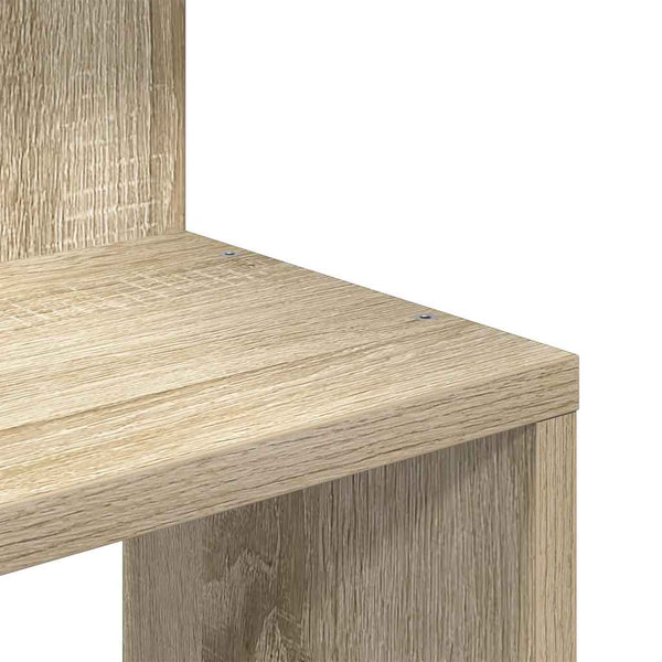 Eckregal Sonoma Eiche 32x32x127,5 cm