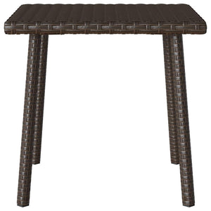 Rechteckiger Garten Couchtisch Braun Rattan 40x40