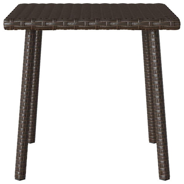 Rechteckiger Garten Couchtisch Braun Rattan 40x40