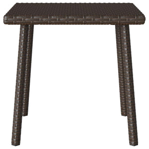Rechteckiger Garten Couchtisch Braun Rattan 40x40