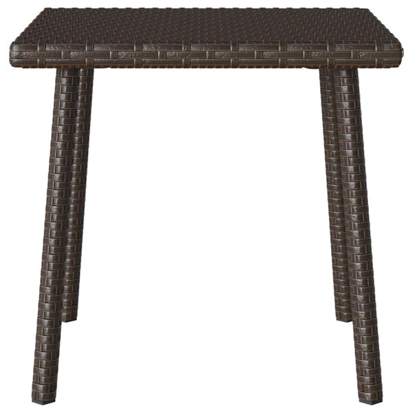 Rechteckiger Garten Couchtisch Braun Rattan 40x40