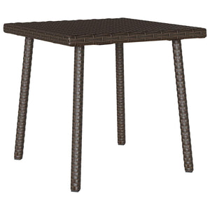 Rechteckiger Garten Couchtisch Braun Rattan 40x40