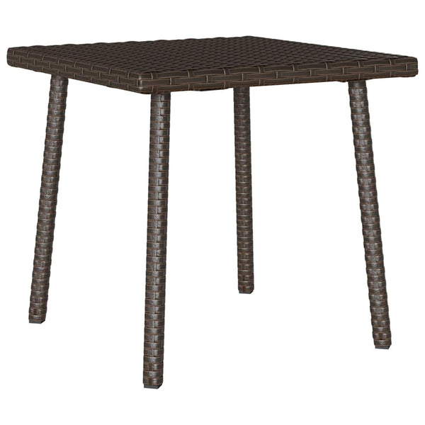 Rechteckiger Garten Couchtisch Braun Rattan 40x40