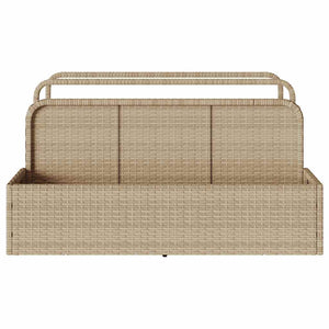 Pool Aufbewahrungsbox Beige Poly Rattan