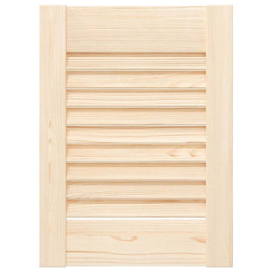 Lamellen Schranktüren Kiefer 39,5x29,5cm, 4er Set