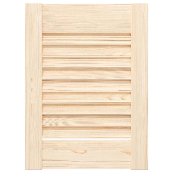 Lamellen Schranktüren Kiefer 39,5x29,5cm, 4er Set
