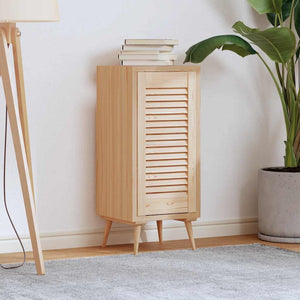 vidaXL Porte de placard design à persiennes 61,5x29,5 cm Bois de pin massif