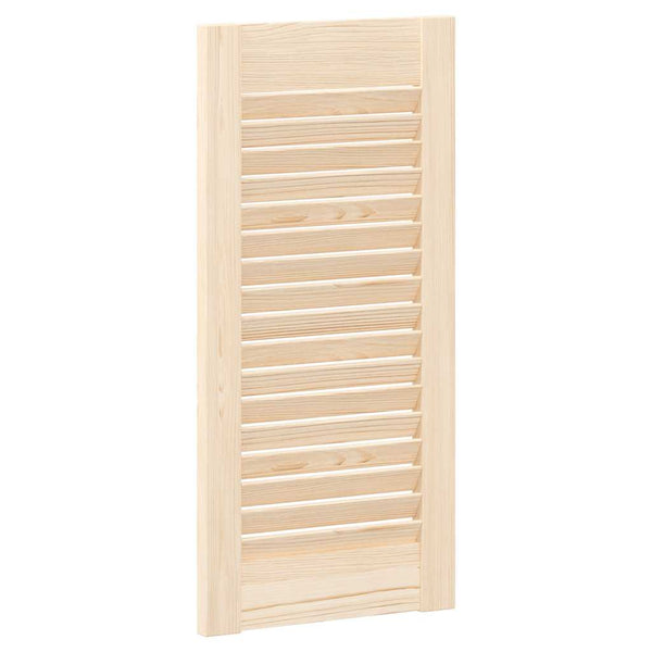 vidaXL Porte de placard design à persiennes 61,5x29,5 cm Bois de pin massif