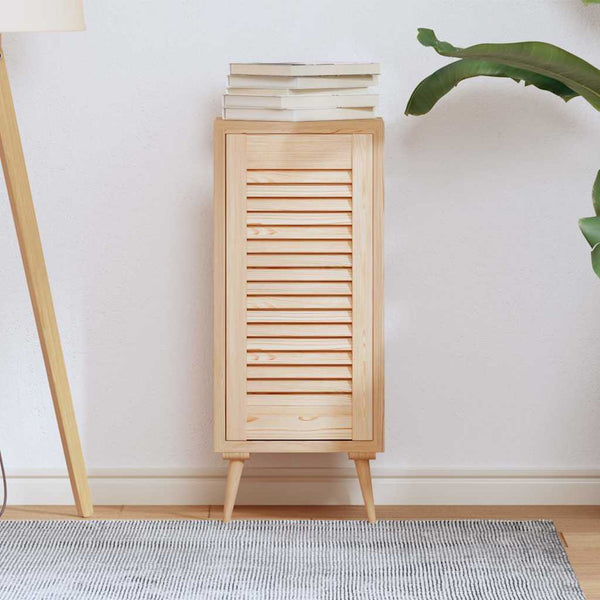 vidaXL Porte de placard design à persiennes 61,5x29,5 cm Bois de pin massif