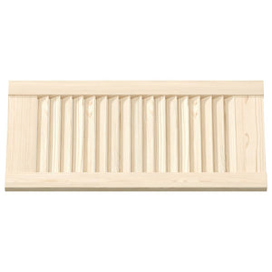 Lamellentüren Holz 61,5x29,5cm, 4er Set
