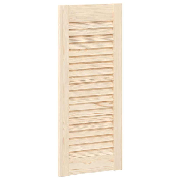 Lamellentüren Kiefer Massivholz 69x29,5cm, 2er Set