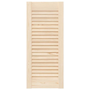 Lamellentüren Kiefer Massivholz 69x29,5cm, 2er Set
