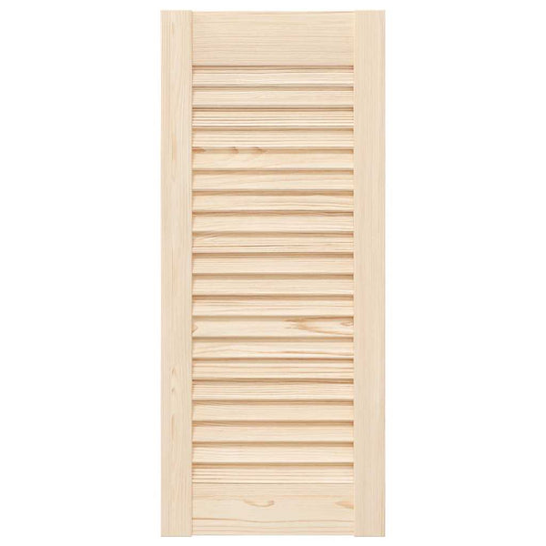 Lamellentüren Kiefer Massivholz 69x29,5cm, 2er Set