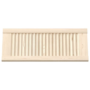 Lamellentüren Kiefer Massivholz 69x29,5cm, 2er Set