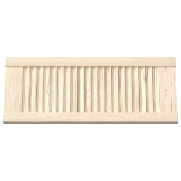 Lamellentüren Kiefer Massivholz 69x29,5cm, 2er Set