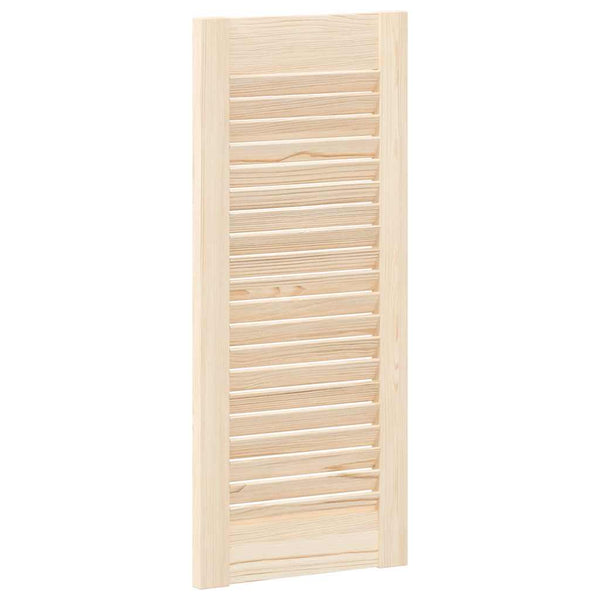 Lamellentüren Kiefer Massivholz 69x29,5cm, 2er Set