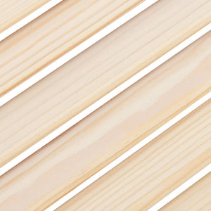 vidaXL Portes d'armoire à persiennes 2 pcs 99x29,5 cm Bois de pin massif
