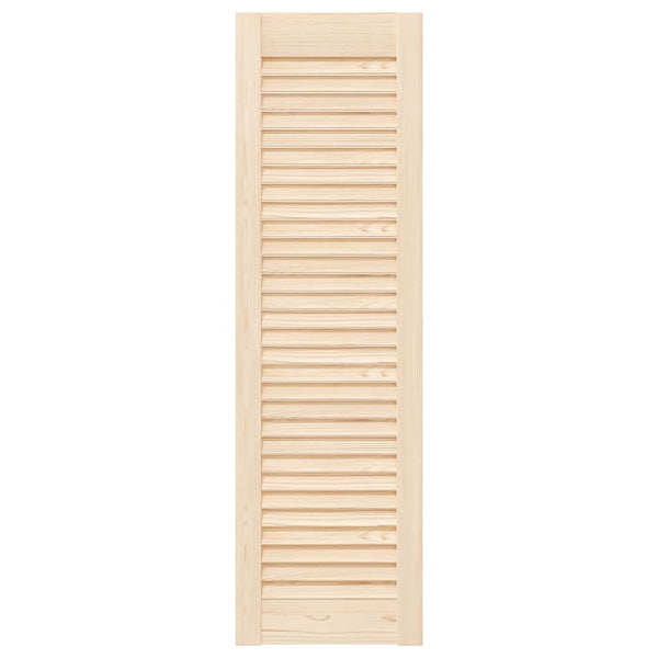 vidaXL Portes d'armoire à persiennes 4 pcs 99x29,5 cm Bois de pin massif