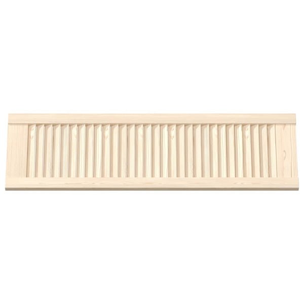 vidaXL Portes d'armoire à persiennes 4 pcs 99x29,5 cm Bois de pin massif
