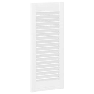 Lamellen Schranktüren Weiß 4er Set 61,5x29,5cm