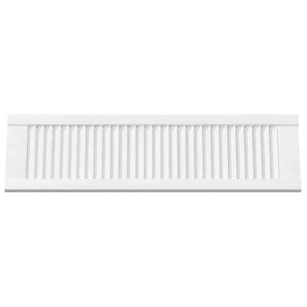 Lamellen Schranktüren Weiß 99x29,5cm 4er Set