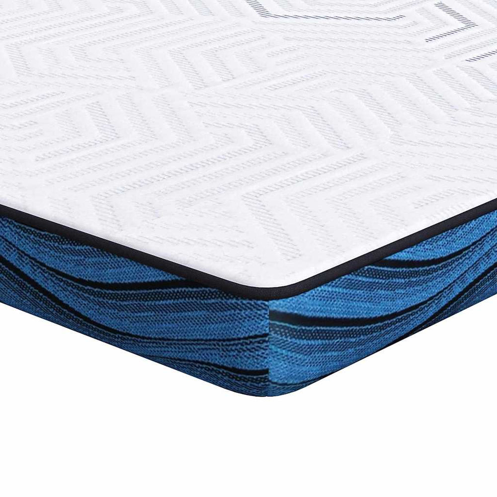 Matratzenauflage 70x200 cm Weiß Jacquard