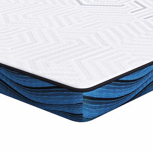 Matratzenauflage 70x200 cm Weiß Jacquard
