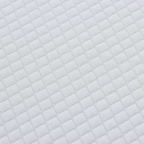 Matratze 90x200 cm Weiß/Grau Jacquard-Stoff