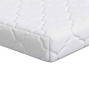 Weiße Matratze 70x140 cm Jacquard-Stoff