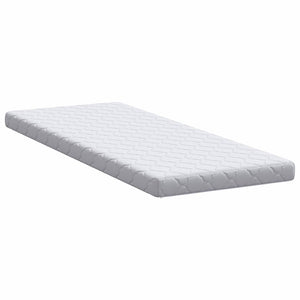 Matratze 80 x 200 cm Weiß Jacquard-Stoff