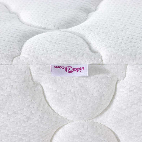 Matratze Weiß 140x200 cm Jacquard-Stoff