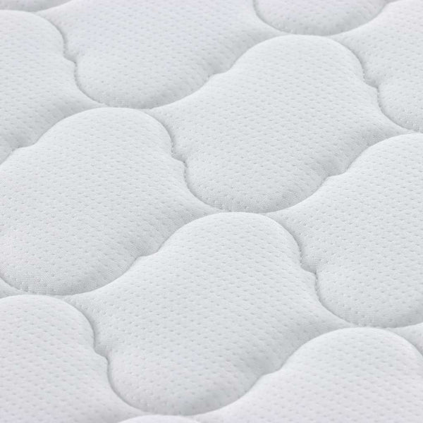Matratze Weiß 140x200 cm Jacquard-Stoff