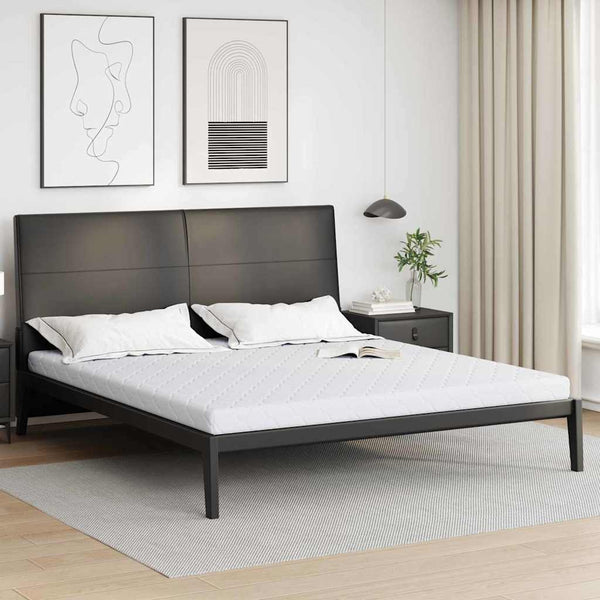 Weiße Matratze 180x200 cm Jacquard-Stoff