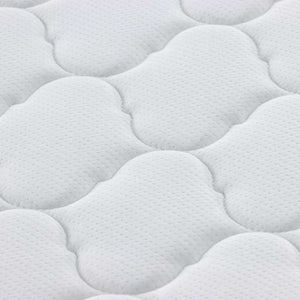 Matratze Weiß 200x200 cm Jacquard-Stoff