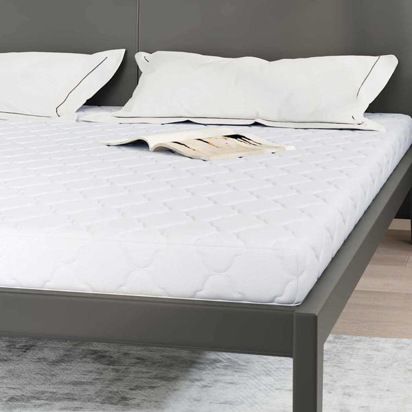 Matratze Weiß 200x200 cm Jacquard-Stoff