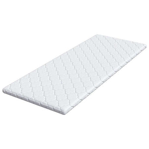 Kokos Topper 80x200 cm Weiß