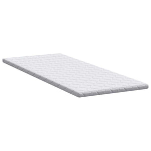 Kokos Topper 80x200 cm Weiß